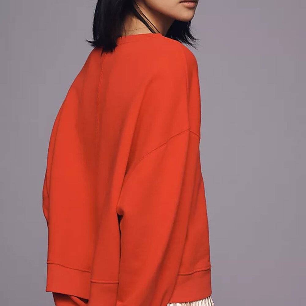 NWT Anthropologie Lips and Smooch Embroidered Sweatshirt - Picture 3 of 3